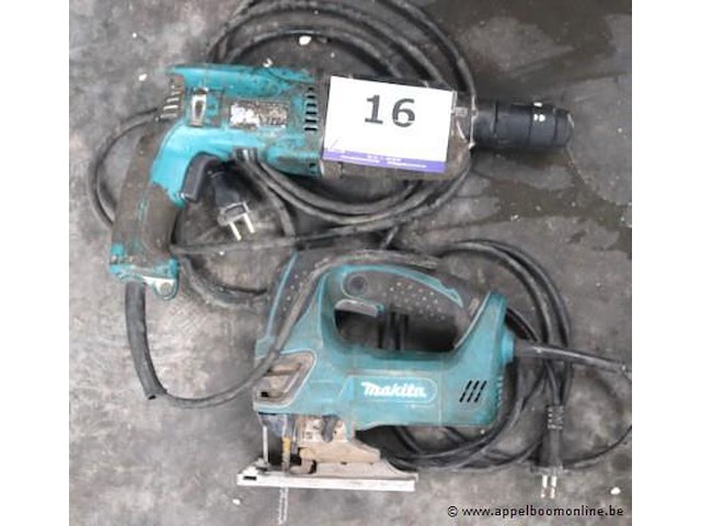 Elektrische boormachine en wipzaag makita, werking niet gekend - afbeelding 1 van  1