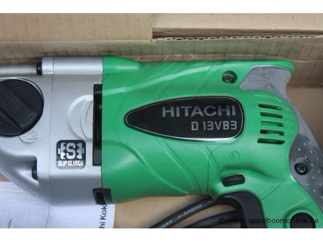 Elektrische boormachine hitachi, d13vb3 - afbeelding 2 van  3