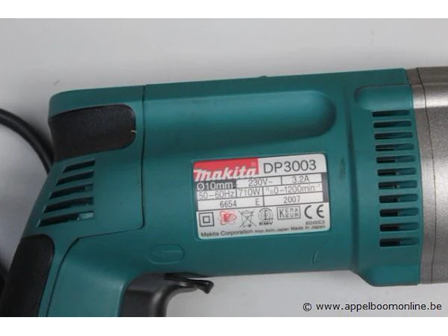 Elektrische boormachine makita, dp3003 - afbeelding 2 van  2