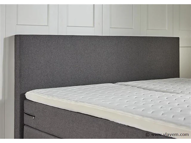 Elektrische boxspring serie verona, afmeting 140 x 200, antraciet - afbeelding 3 van  6