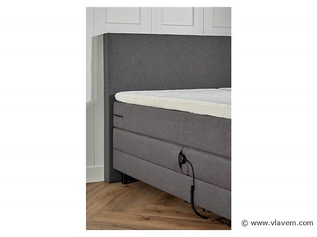 Elektrische boxspring serie verona, afmeting 180 x 200, antraciet - afbeelding 5 van  6