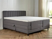 Elektrische boxspring serie vienna, afmeting 160 x 200, antraciet - afbeelding 2 van  6