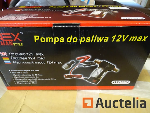 Elektrische brandstofopvoerpomp, 12v, 160 w, 40l/min - afbeelding 1 van  3