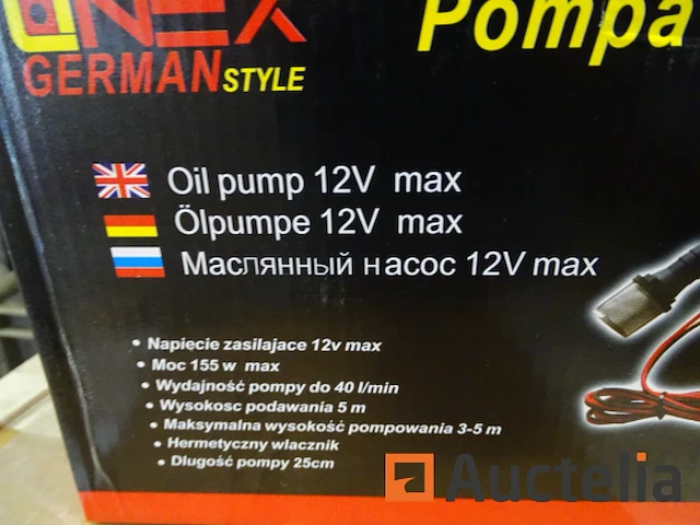 Elektrische brandstofopvoerpomp, 12v, 160 w, 40l/min - afbeelding 3 van  3