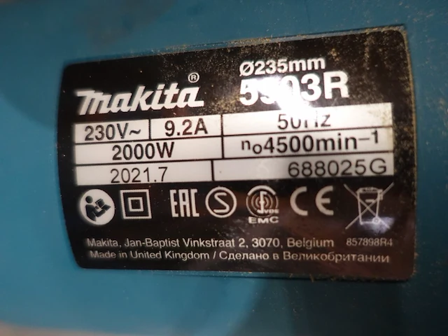Elektrische cirkelzaag makita - afbeelding 2 van  4