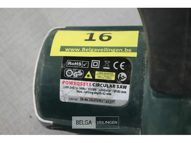 Elektrische cirkelzaag power plus - afbeelding 2 van  2