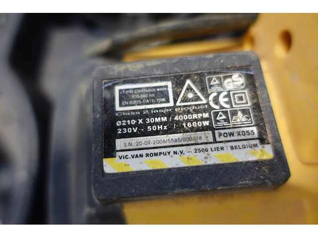 Elektrische cirkelzaagmachine power plus - afbeelding 4 van  4