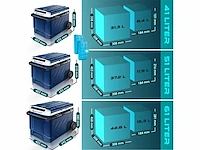 Elektrische compressorkoeler - 41l campingvriezer met touch led - afbeelding 4 van  4