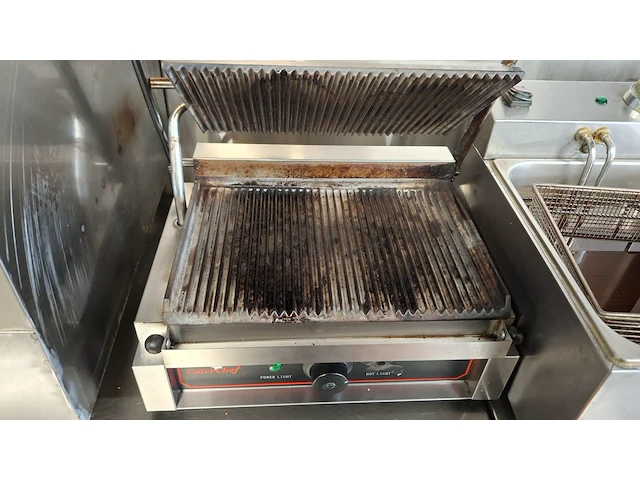 Elektrische contactgrill caterchef - afbeelding 2 van  3