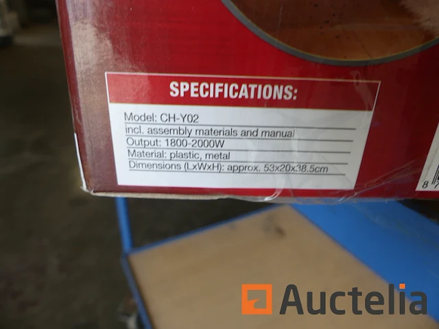 Elektrische convectorkachel alpina ch-y02 - afbeelding 4 van  5