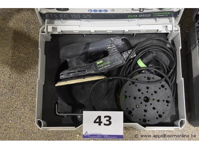 Elektrische excenterschuurmachine festool ets ec 150/3 eq - afbeelding 1 van  2
