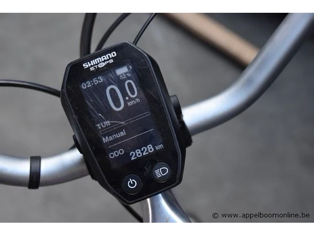 Elektrische fiets shimano, inclusief sleutel, inclusief lader, 2828km, 702-122, werking niet gekend - afbeelding 2 van  4