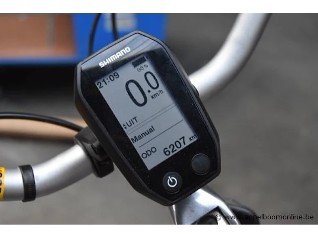 Elektrische fiets shimano, inclusief sleutel, inclusief lader, 6207km, 702-133, werking niet gekend - afbeelding 2 van  4