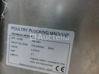 Elektrische gevogelte plukmachine pm081 - afbeelding 2 van  5