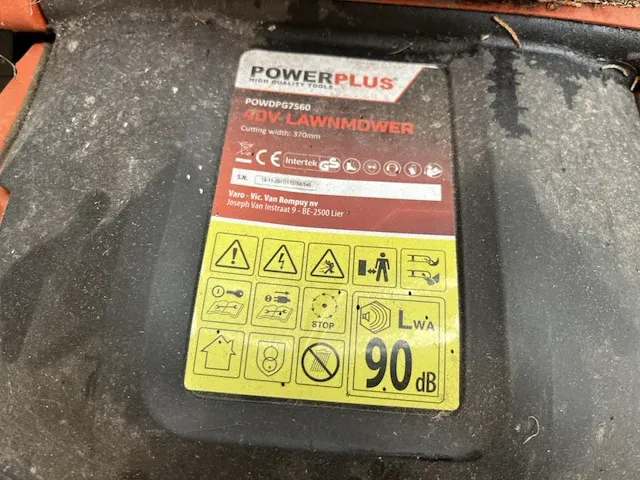 Elektrische grasmaaier powerplus - afbeelding 5 van  9
