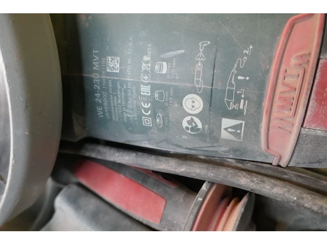 Elektrische haakse slijper xl model metabo - afbeelding 4 van  4