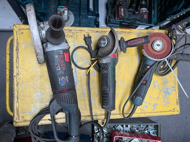 Elektrische haakse slijpmachines (3x) - afbeelding 1 van  7