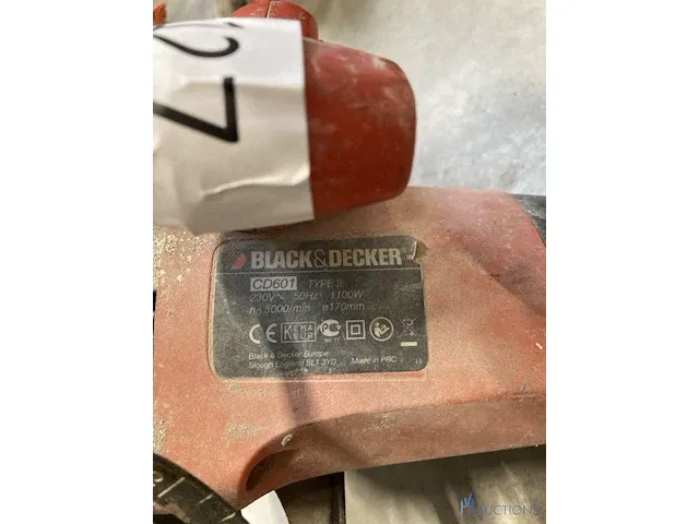 Elektrische handcirckelzaag black en decker - afbeelding 2 van  3