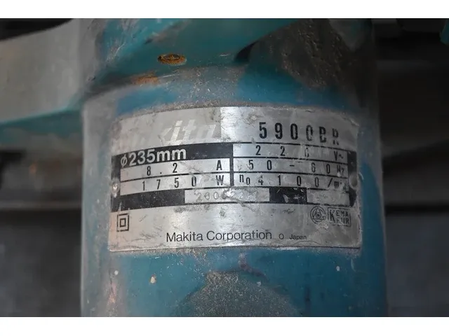 Elektrische handcirkelzaag makita 5900br (19) - afbeelding 6 van  7