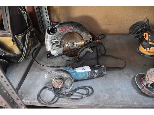 Elektrische handcirkelzaag skilsaw 5366 , elektrische slijpschijf makita 9558hnr (defect) (5,16) - afbeelding 1 van  11