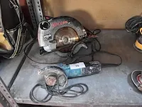 Elektrische handcirkelzaag skilsaw 5366 , elektrische slijpschijf makita 9558hnr (defect) (5,16) - afbeelding 1 van  11