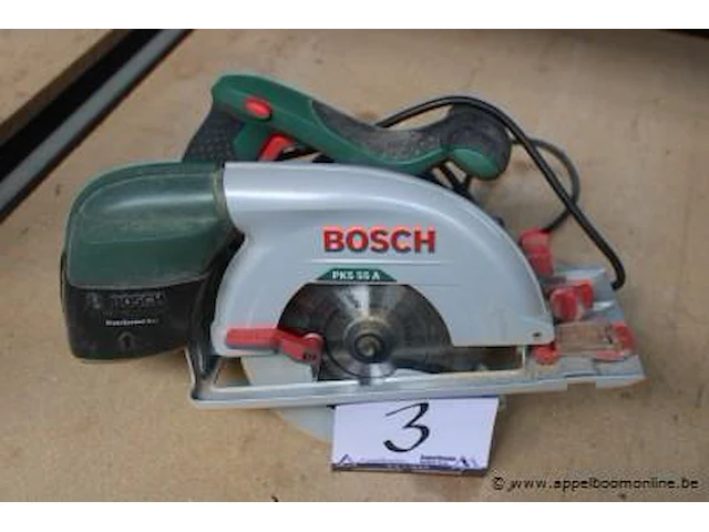 Elektrische handcirkelzaagmachine bosch, pks55a - afbeelding 1 van  3