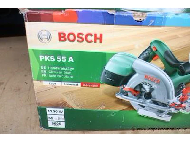 Elektrische handcirkelzaagmachine bosch, pks55a - afbeelding 3 van  3