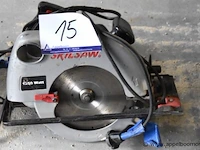 Elektrische handcirkelzaagmachine skilsaw, 1250 watt