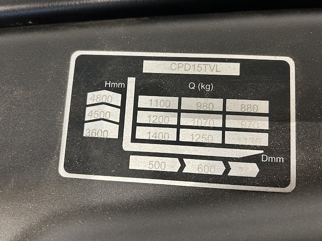 Elektrische heftruck ep cpd15tvl - bj 2023 - afbeelding 7 van  7