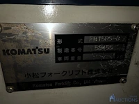 Elektrische heftruck komatsu - afbeelding 3 van  12