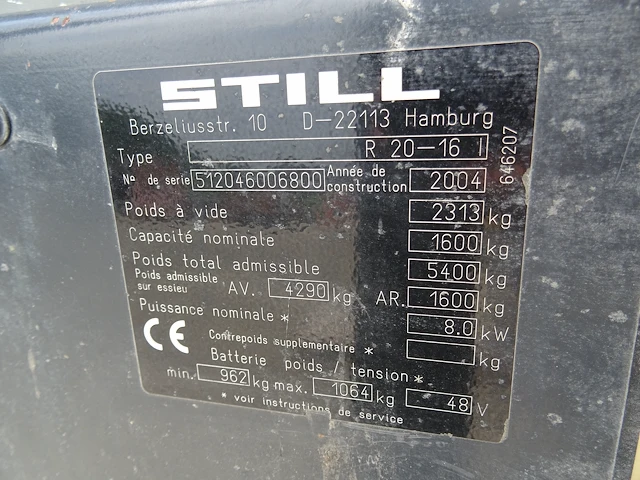 Elektrische heftruck stihl - afbeelding 3 van  19