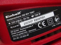 Elektrische heggenschaar einhell ge-eh 7067 - afbeelding 5 van  7