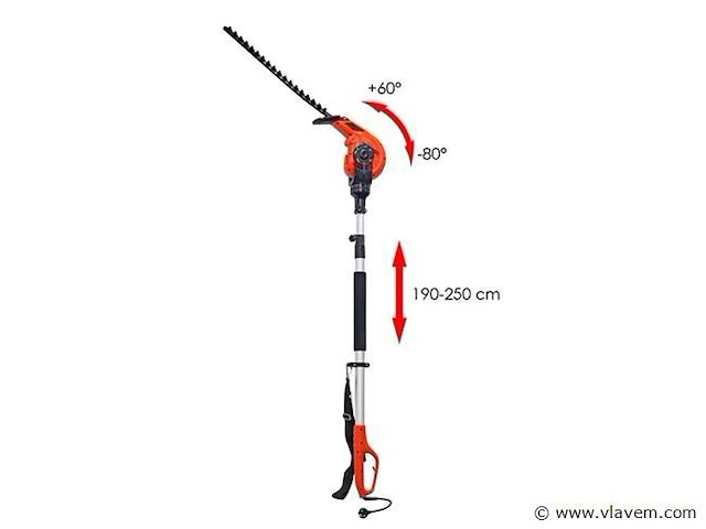 Elektrische heggenschaar xxl 220 volt - afbeelding 1 van  7