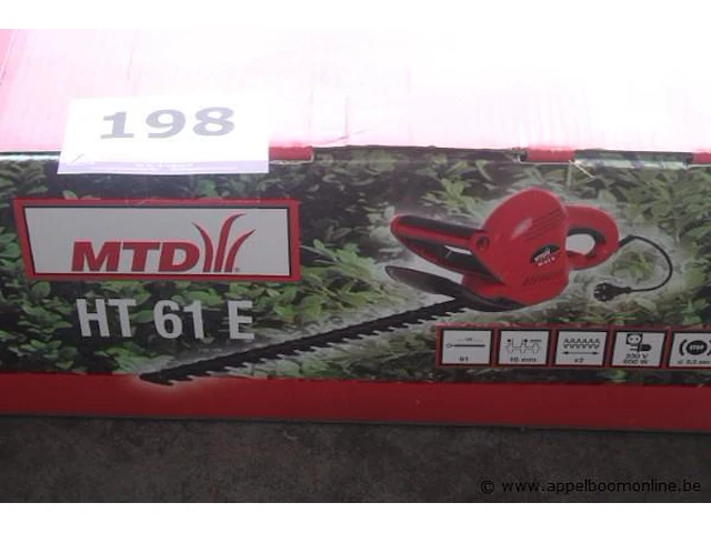 Elektrische heggeschaar mtd, ht61e - afbeelding 2 van  2
