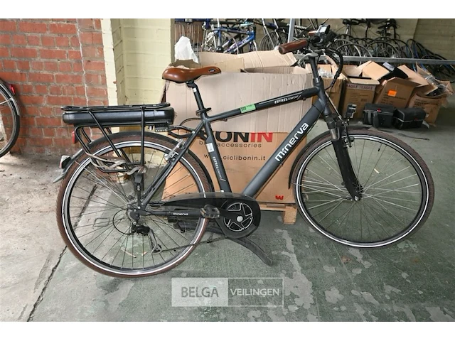 Elektrische herenfiets minerva - afbeelding 1 van  5