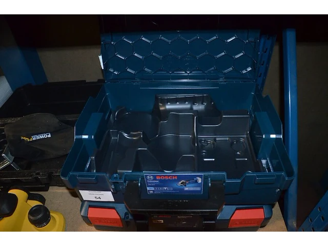 Elektrische houtschaafmachine powerplus powx1110, 2 lege gereedschapskoffers bosch - afbeelding 7 van  7