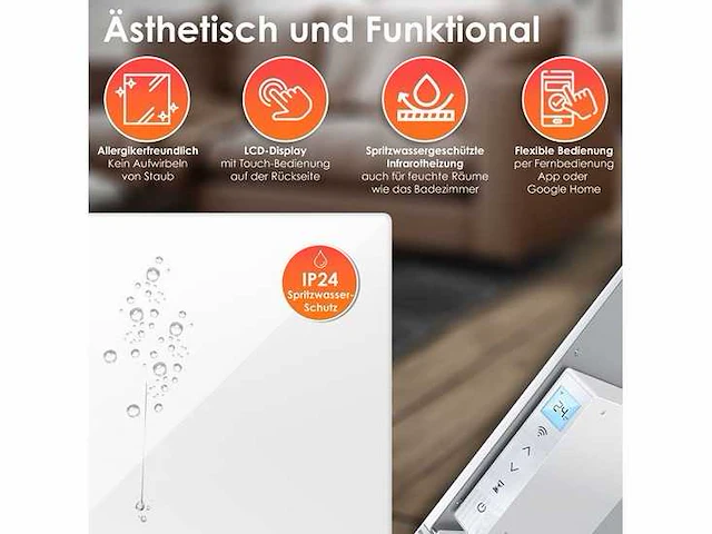 Elektrische kachel - 350 w - afbeelding 4 van  7