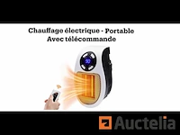 Elektrische kachel - draagbaar - met afstandsbediening - afbeelding 1 van  6