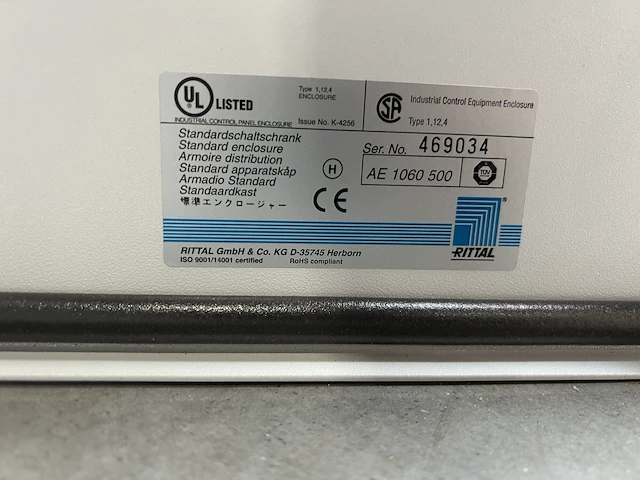 Elektrische kast voor brandsturing 60x60x21cm - afbeelding 4 van  7