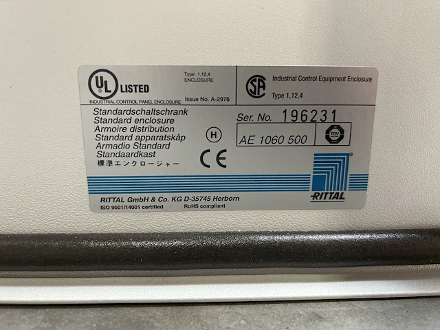 Elektrische kast voor brandsturing 60x60x21cm - afbeelding 6 van  7