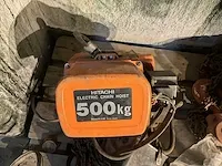 Elektrische kettingtakel hitachi max. cap. 500 kg. - afbeelding 1 van  5