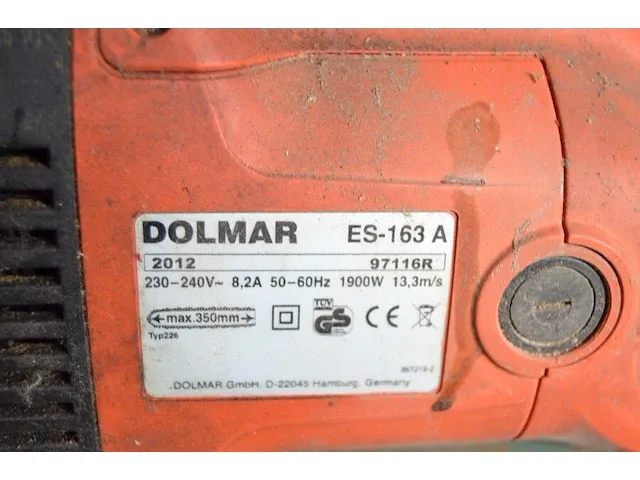 Elektrische kettingzaag dolmar es-163a - afbeelding 5 van  5