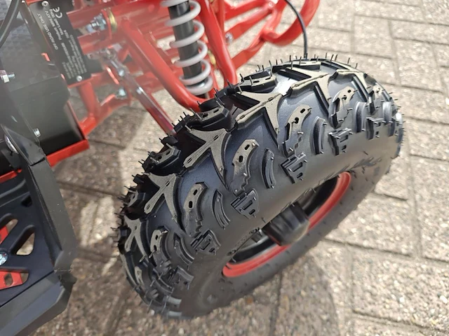 Elektrische kinderquad 1000w rood - afbeelding 4 van  22
