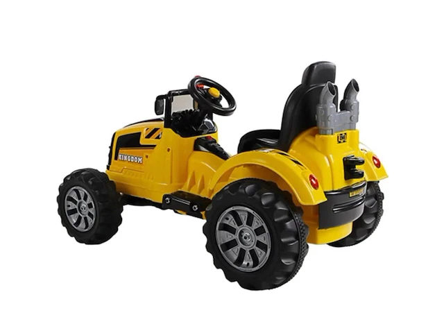 Elektrische kindertractor 12v - 3 tot 6 jaar - geel (nieuw) - afbeelding 2 van  7