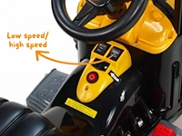 Elektrische kindertractor 12v - 3 tot 6 jaar - geel (nieuw) - afbeelding 5 van  7