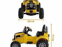 Elektrische kindertractor 12v - 3 tot 6 jaar - geel (nieuw) - afbeelding 7 van  7