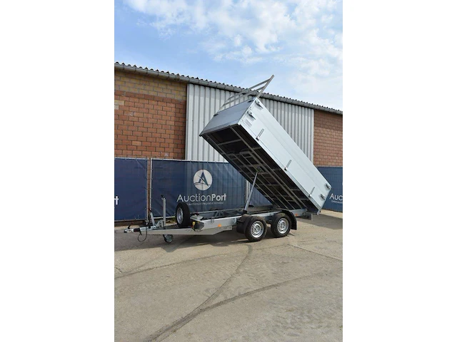 Elektrische kipper bw trailer 2700kg 330x180x70cm nieuw - afbeelding 1 van  1