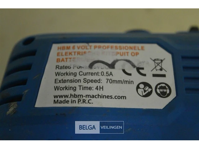 Elektrische kitspuit hbm6v - afbeelding 4 van  5