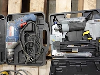 Elektrische klopboormachine samen met pneumatische nagelschieter powerplus - afbeelding 1 van  4