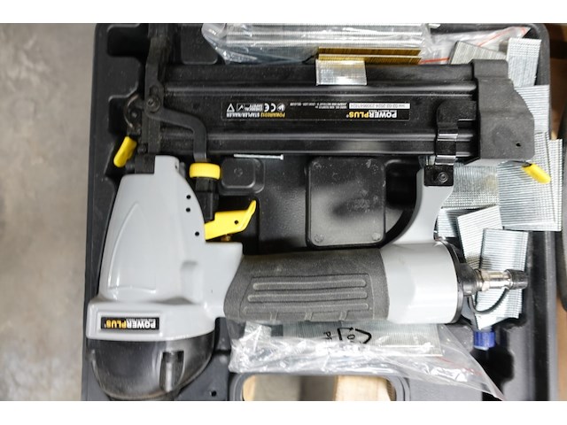Elektrische klopboormachine samen met pneumatische nagelschieter powerplus - afbeelding 2 van  4